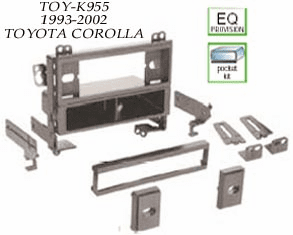 1993-2002 TOYOTA COROLLA Dash Install Kit TOY-K955
