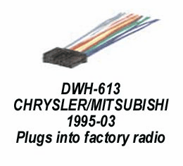 1995-03 CHRYSLER/MITSUBISHI Wire Harness DWH-613