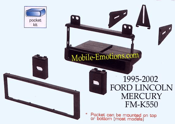 1995-2001 Ford/Mercury/Lincoln Dash Kit FMK550