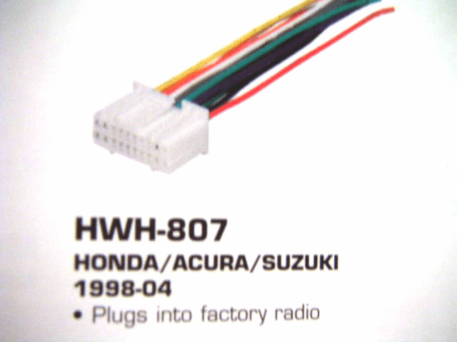 1998- 2002 SUZUKI STOCK RADIO HARNESS
