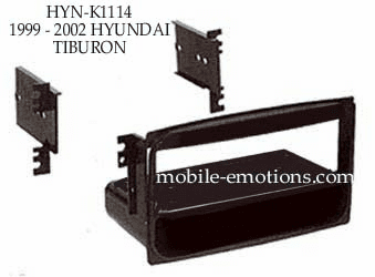 1999-2002 Hyundai Tiburon Dash Install Kits  HYN-K1114