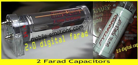 2.0 Farad Capacitors - Power Caps