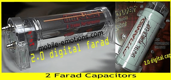 2.0 Farad Capacitors - Power Caps