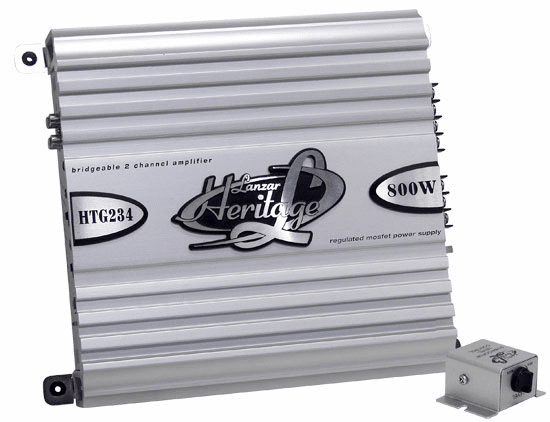 2 ch 800 Watt Heritage Lanzar Mosfet Amp HTG234 - 04'