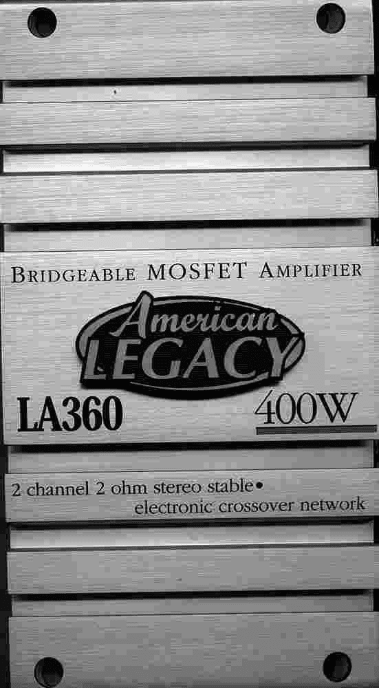 2 Channel Bridgeable 400 Watts Legacy LA360 