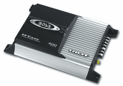 2 Channel Mosfet Car Amp - 800 Watts Boss Riot RT445