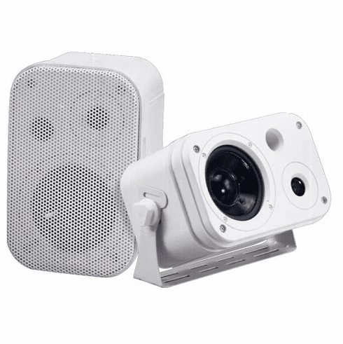  2 way Boat/Deck Marine WaterProof Speaker Set w/3.5" Bass 300w