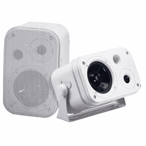 2-Way Waterproof Studio Monitors w/ 3.5 Inch Bass Marine Speakers 300w