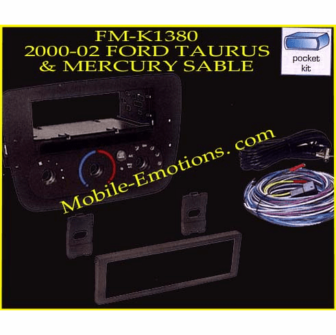 2000-02 FORD Taurus / MERCURY Sable Dash Install FM-K1380