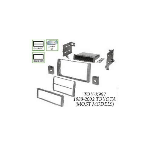 2002 TOYOTA CAMRY Install Dash Kits TOY-K979