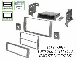 2002 TOYOTA CAMRY Install Dash Kits TOY-K979