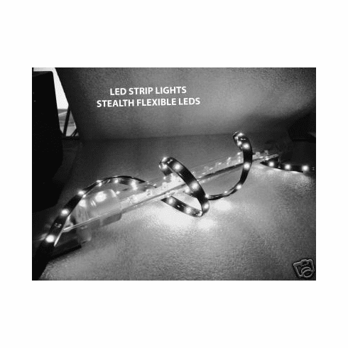 24 Inch White Flex LEDS - Led Stealth Light Strips -