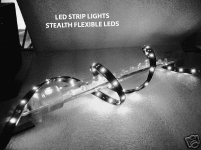 24 Inch White Flex LEDS - Led Stealth Light Strips -