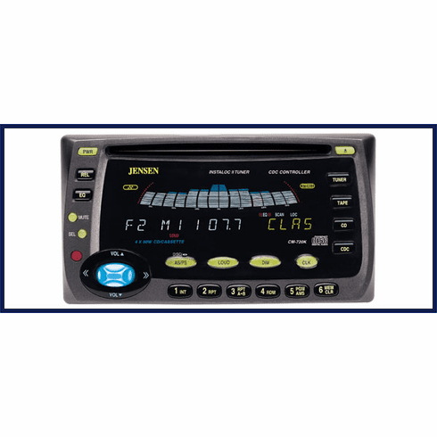 2DIN AM/FM/CD/Cassette Jensen CM720K