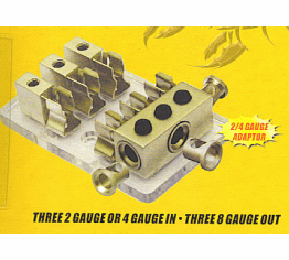 [3] 2GA Inputs <br> [3] 8GA Outputs  Fuse Block 