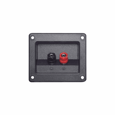 3-3/4"L x 3-1/8"D Rectangular Speaker Terminal - Easy Twist