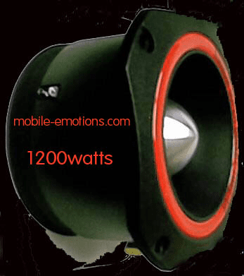 3" Inch Professional Super Titanium Tweeter 1200watts 112DB