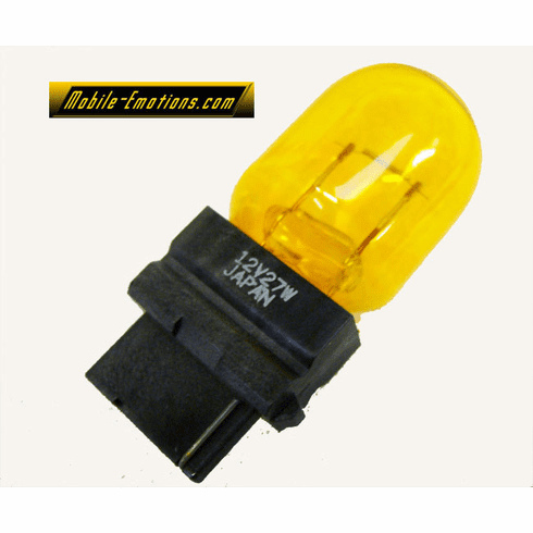 3156 T20 AMBER XENON Light Mini Bulb 4300K Hybrid (EA)