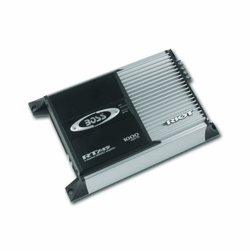 4 Channel Mosfet Car Amp - 1,000 Watts Boss Riot RT745