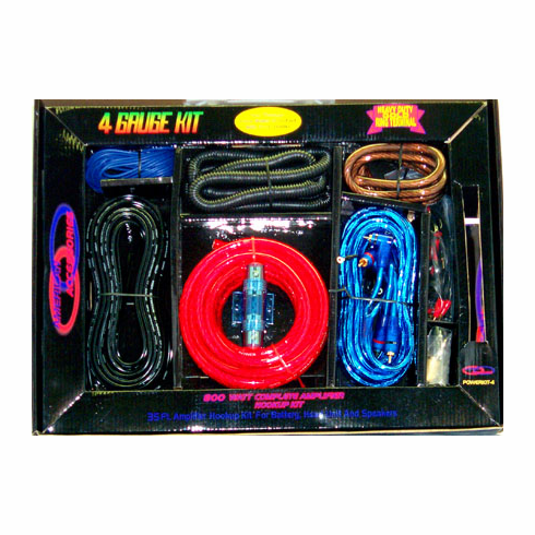 4 Gauge amp kit Professional Wire set Kit-4