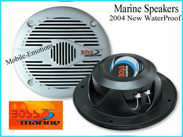 5.25"  2 WAY BOSS MARINE WaterProof Speakers MR50wb  