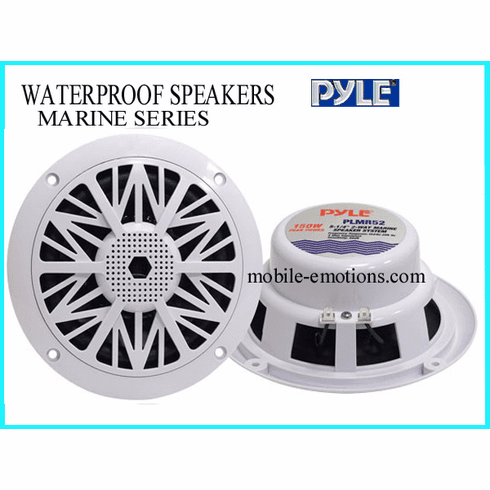 5.25" 2-WAY Pyle MARINE WaterProof Speakers for BoatsPLMR52