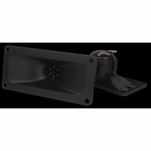 5.75" x 2.625" Wide Dispersion 1" Piezo Tweeter Horn 94db