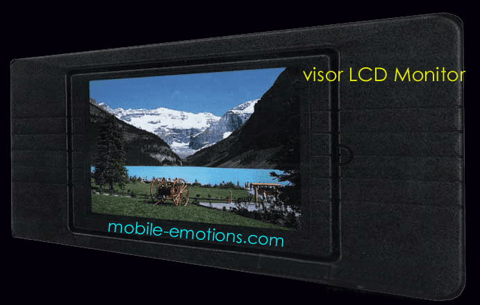 5" Inch TFT - LCD<br> Sun Visor Screen<br>DHD NTX-7215TV