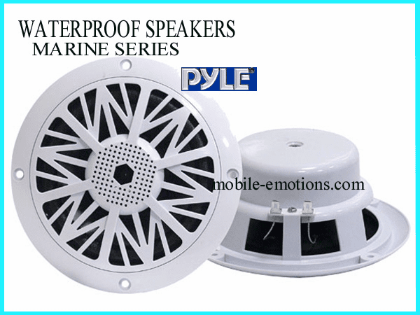 6.5" 2-WAY Pyle MARINE WaterProof Speakers for BoatsPLMR62