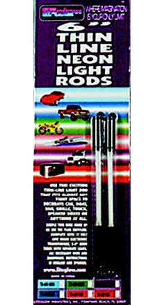 6" Neon Thin Line Light  LiteGlow Sold in Pairs