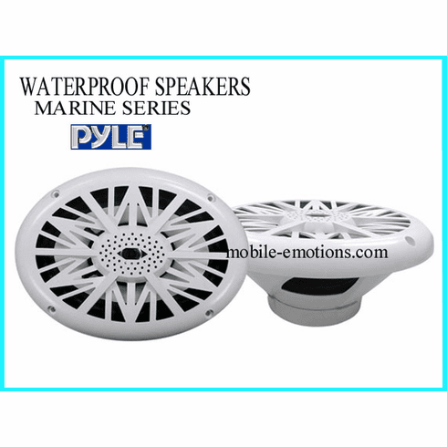 6X9" 2-WAY MARINE WaterProof Speakers for Boats Pyle PLMR692