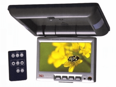 7" Wide Screen Flip Down TFT-LCD Car Monitor XO Vision SH71