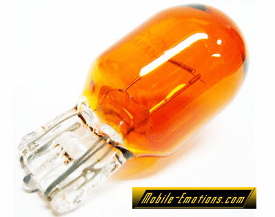 7440 T20 XENON AMBER Light Mini Bulb 4300k (EA)