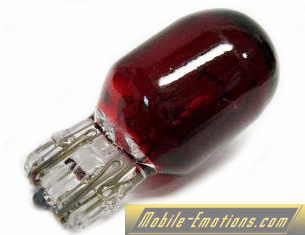 7440 T20 XENON RED Light Mini Bulb 4300k (EA)