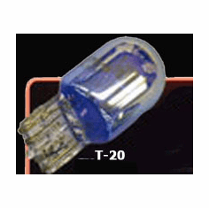 7440 T20 XENON RED Light Mini Bulb 4300k (EA) Mirrored Chrome