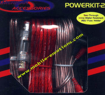 8 Gauge Amp Kit Professional Wire Set (w/ Loom & Fuse)