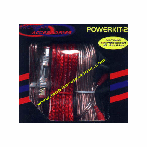 8 Gauge Amp Kit Professional Wire Set (w/ Loom & Fuse)