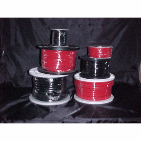 8 Gauge Primary Power Wire Solid Colors Black/Red