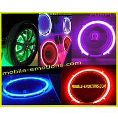 Neon Speaker Rings Set - Round 8