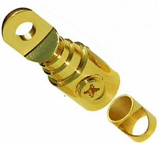 8GA Gauge GOLD Ring Terminal