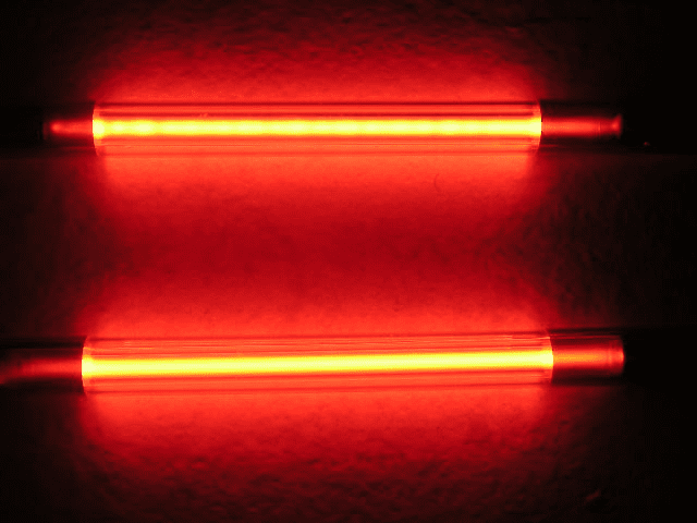 9" Inch Red Micro Neons - SlimLine