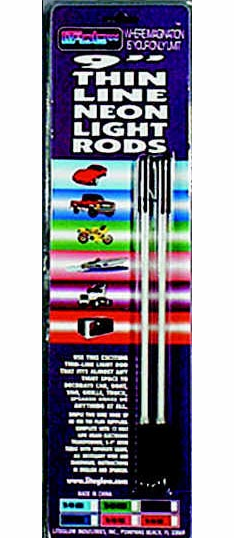 9" Neon Thin Line LiteGlow  Sold in Pairs