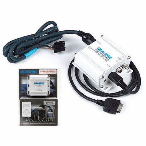 Acura / Honda iPod Adapter w/Aux Input - Charges iPod Connects to OEM Radio PA11-HON