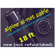 AI-NET Style Cable For Alpine -  18Ft Cable