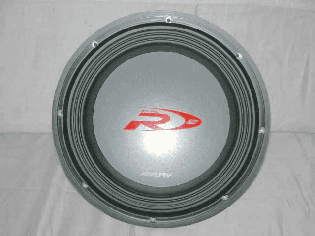 Alpine Type "R" SWR-1222D 12" Dual 2 ohm  1500 watt subwoofers