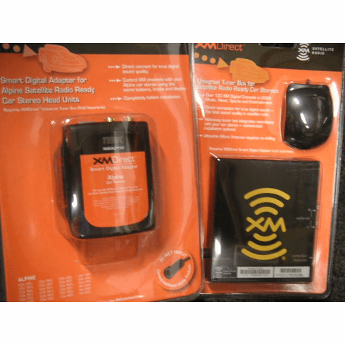 ALPINE XM SMART DIGITAL ADAPTOR & XM TUNER - [2pc Kit]