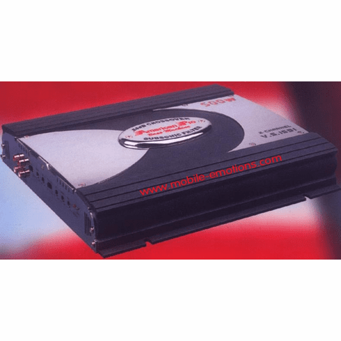 American Pro Mosfet Amp 2 channel 500 watt w/ 24DB Crossover<br>Model 1591