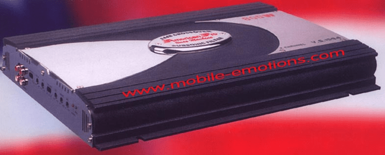 American Pro Mosfet  Amp 2 channel 800 watt w/ 24DB Crossover<br>Model 1594