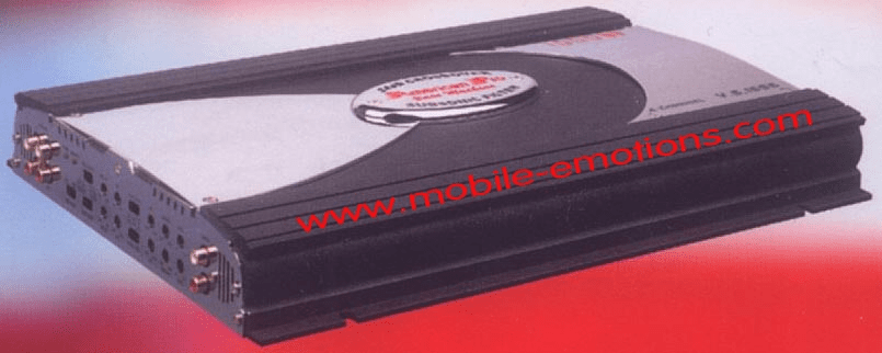 American Pro Mosfet  Amp 4 channel 1000 watt w/ 24DB Crossover<br>Model 1596