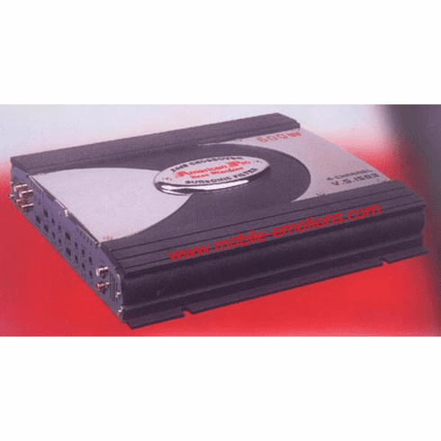 American Pro Mosfet Amp 4 channel 600 watt w/ 24DB Crossover<br>Model 1593